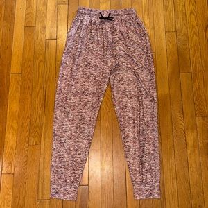 Leggings Depot Pink & Black Drawstring Joggers